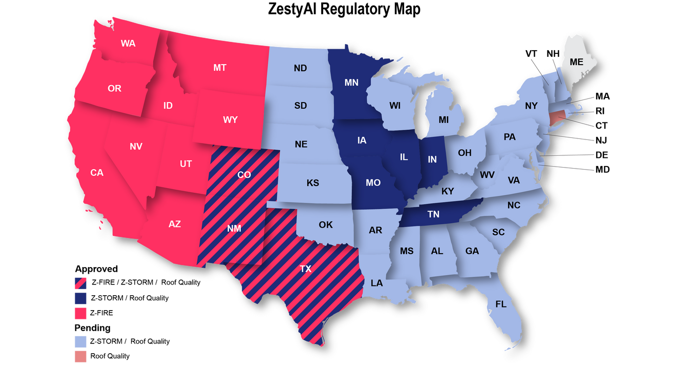 ZestyAI Regulatory Map
